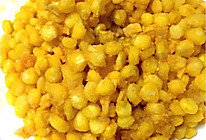 咸鸭黄玉米粒的做法