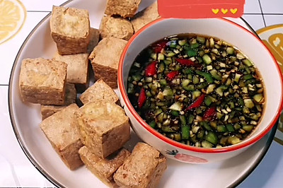 捞汁豆腐