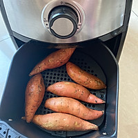 空气炸锅版超简单烤地瓜的做法图解2