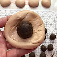 可可日式面包（黑豆沙）的做法图解5