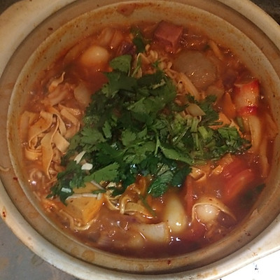 韩式泡菜年糕汤