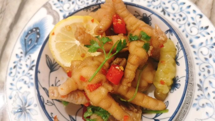 柠檬酸辣鸡爪