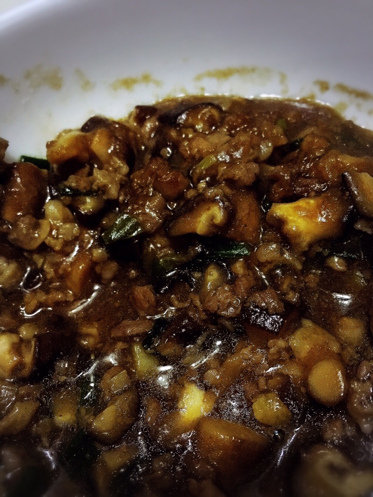 香菇肉末