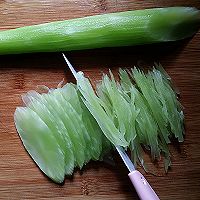 莴笋炒肉丝 #乐美雅玉罢不能#的做法图解7