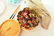 板栗排骨荷叶饭#端上桌 美·味齐享#的做法