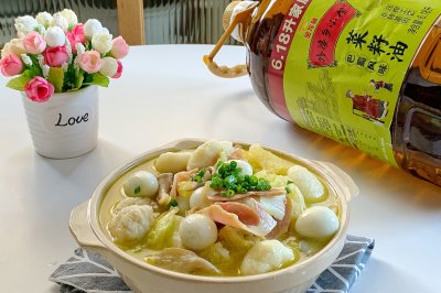 时令火腿三鲜汤