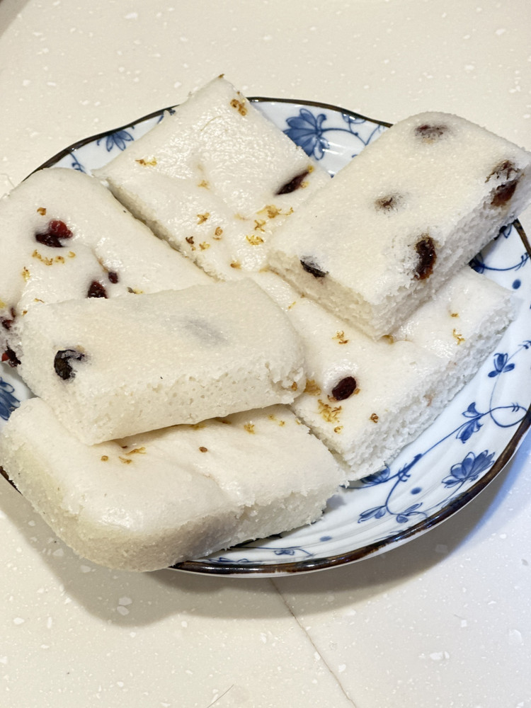 秋日的养生酒酿米糕的做法