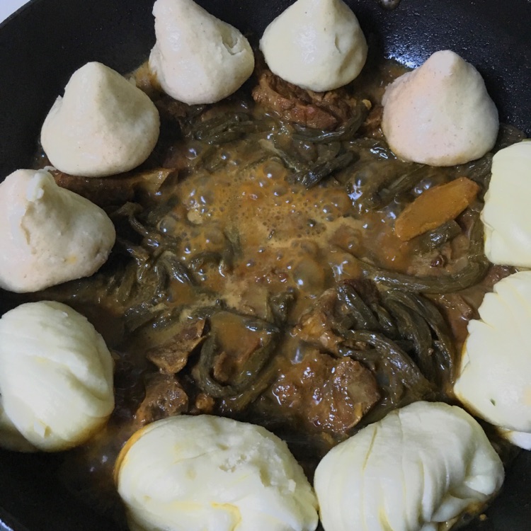 一锅出--大骨炖干豆角