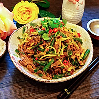 辣拌手撕牛肉的做法图解4