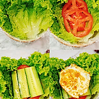 低脂不长胖！关晓彤同款蔬菜三明治，超好吃！的做法图解5