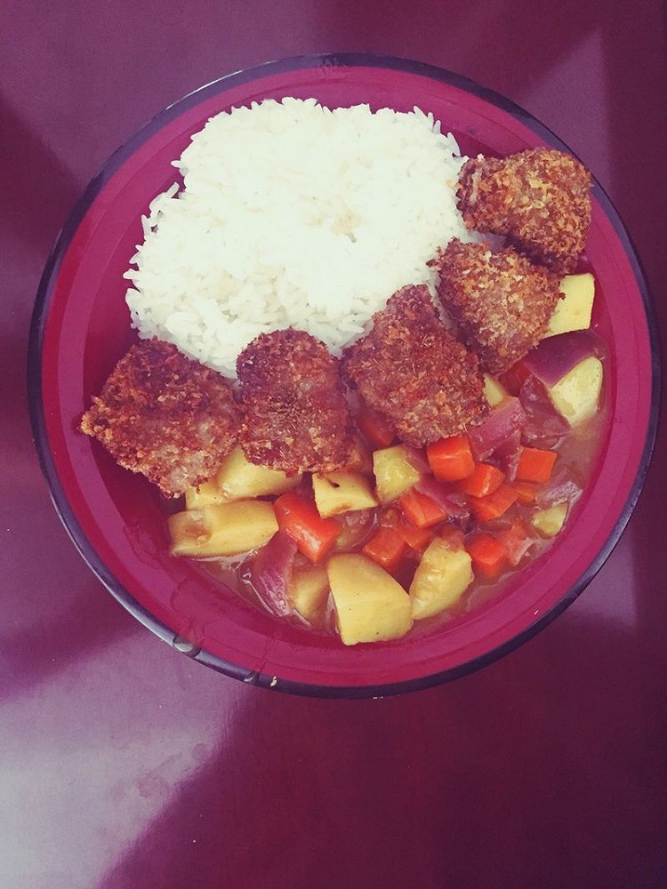 咖喱牛排饭的做法
