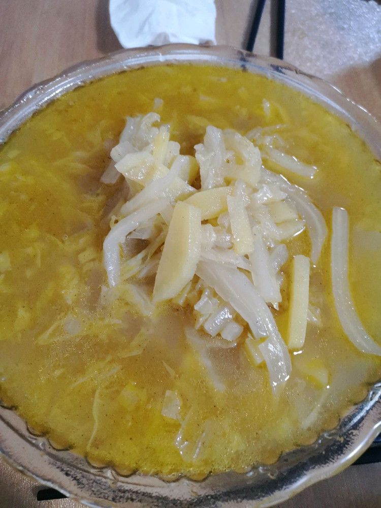 东北白菜炖土豆的做法
