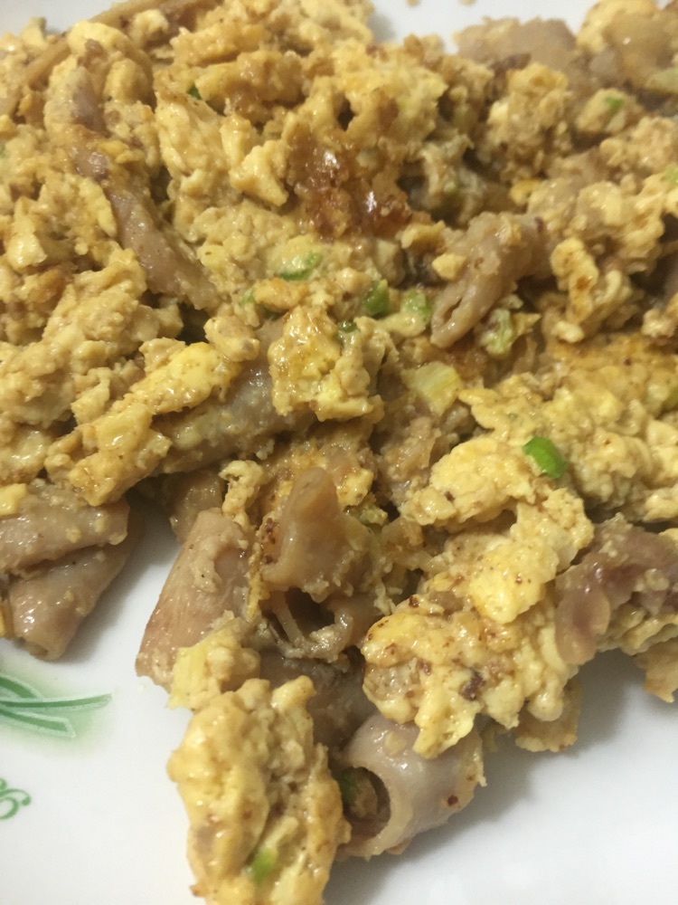 广东菜 鱼肠煎蛋