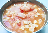 番茄豆腐虾仁的做法