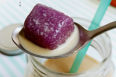 紫薯圆(甜品必备，超级简单)