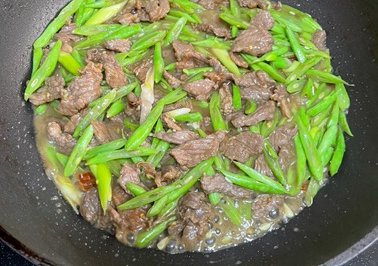 牛肉炒四季豆