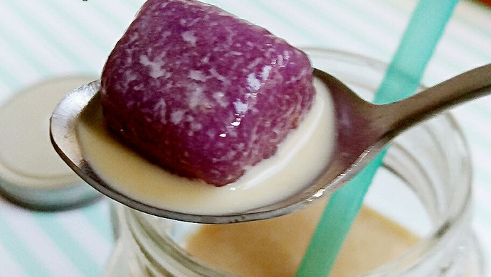 紫薯圆(甜品必备，超级简单)