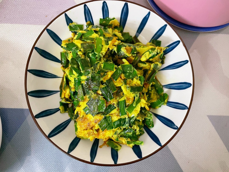 超香的韭菜炒鸡蛋的做法