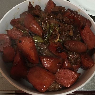 红烧羊肉胡萝卜（家常版本）