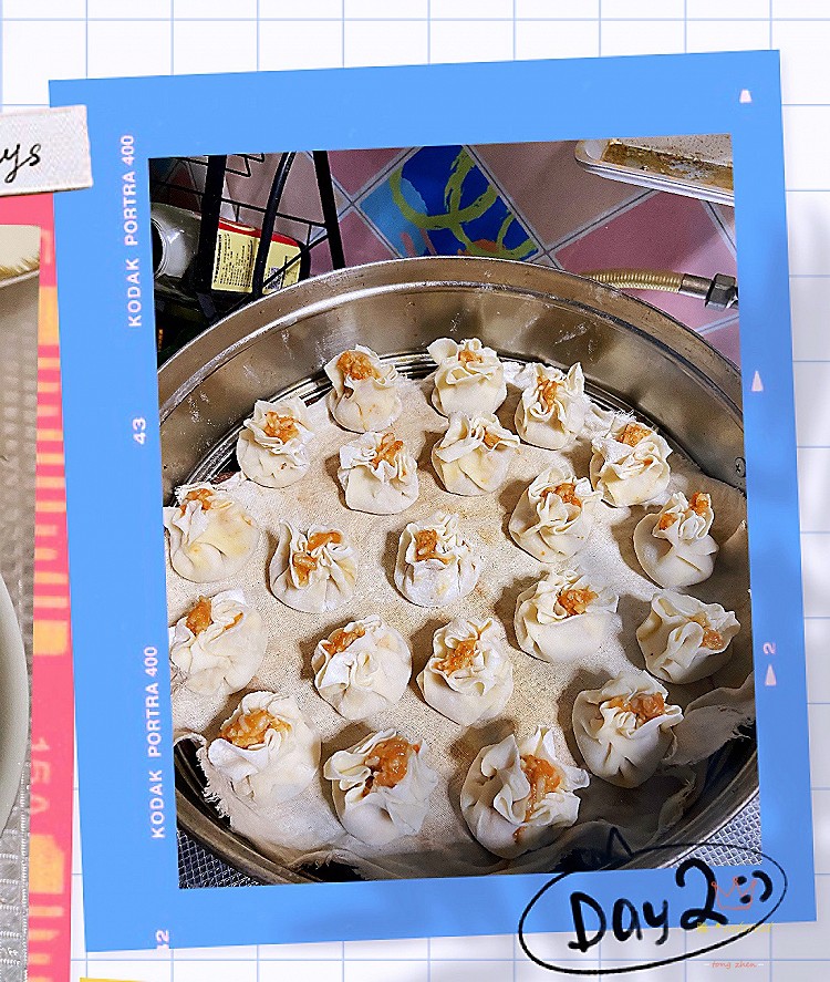 自制烧麦（剩米饭）的做法