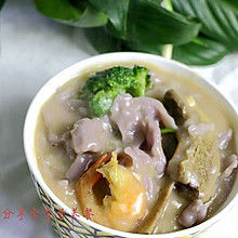 紫甘蓝手擀面