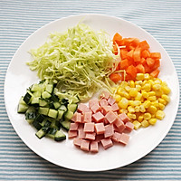 丘比沙拉酱-千岛炒饭的做法图解2