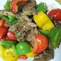 彩椒牛肉的做法图解5