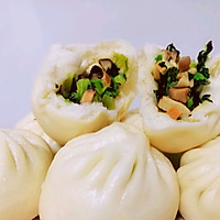 不变色的香菇青菜包的做法图解10