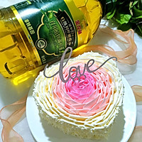 #为爱下厨 七夕橄浪漫#心形奶油蛋糕的做法图解21