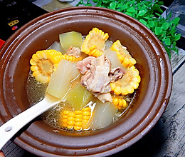 冬瓜玉米排骨汤的做法