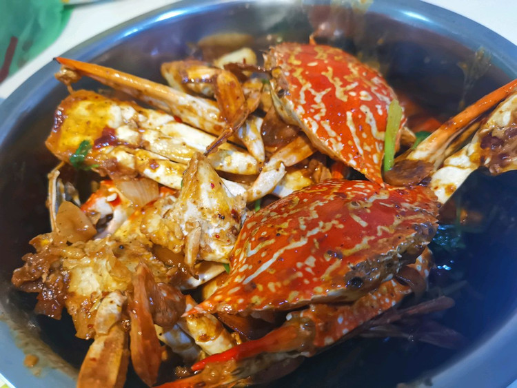 辣炒螃蟹的做法