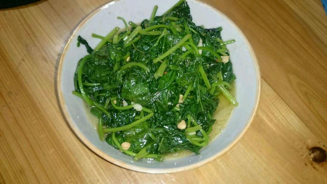 豆瓣番薯叶（低成本高营养）的做法图解3