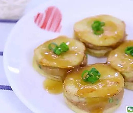 杏鲍菇酿肉 宝宝辅食食谱的做法