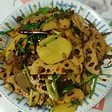 干锅土豆片藕片