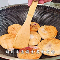 紫薯馅糯米面饼的做法图解23