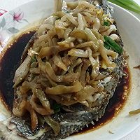 好送饭的榨菜福寿鱼--乌江榨菜的做法图解8