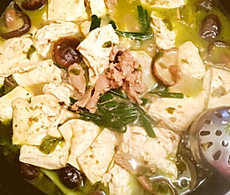 香菇炖羊肉豆腐麻辣火锅的做法