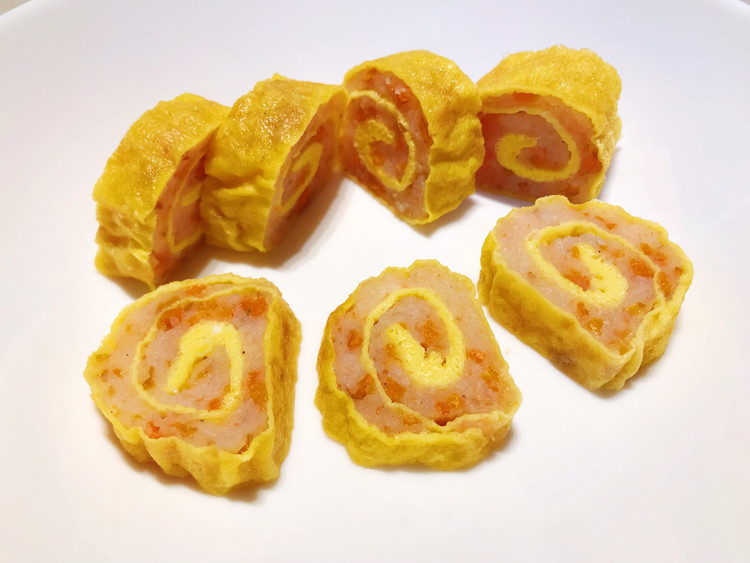 蛋皮虾泥卷的做法