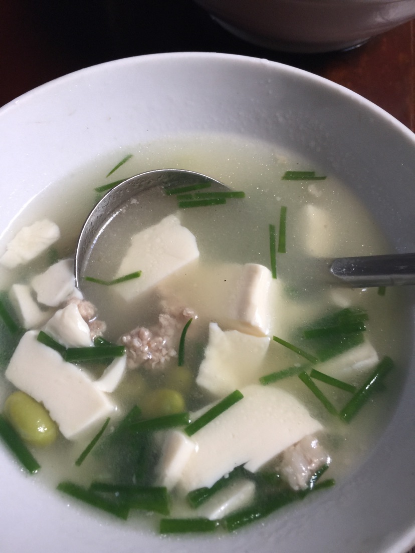 小葱豆腐的做法图解1