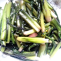 清炒紫菜苔的做法图解8