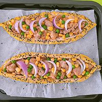 #味达美年味小馆#土耳其船型披萨的做法图解15