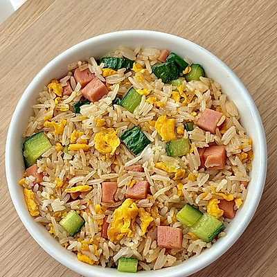 低卡黄瓜鸡蛋炒饭❗️减重主食午餐
