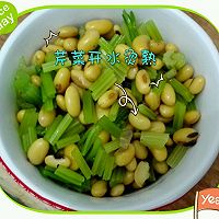 黄豆香芹小凉菜的做法图解6