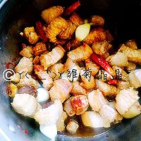 干豇豆烧肉的做法图解5