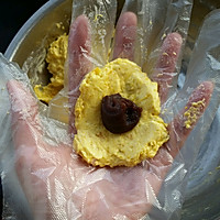 南瓜芝麻球、南瓜饼的做法图解4