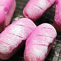 超粉嫩的麻薯蜜豆软欧包的做法图解8