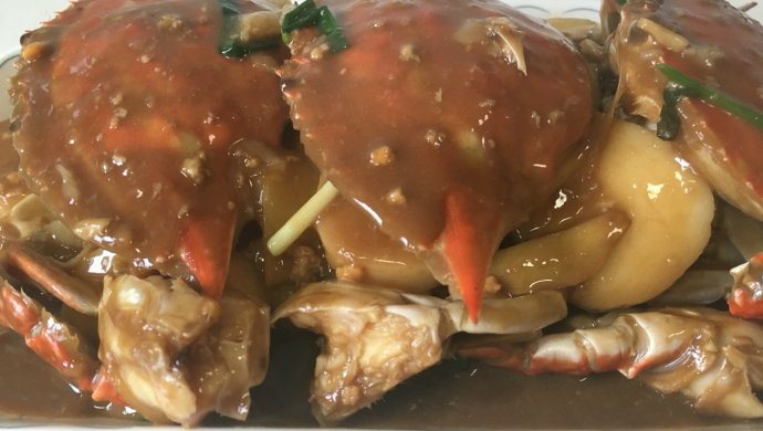 梭子蟹炒年糕
