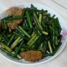 蒜苔炒肉