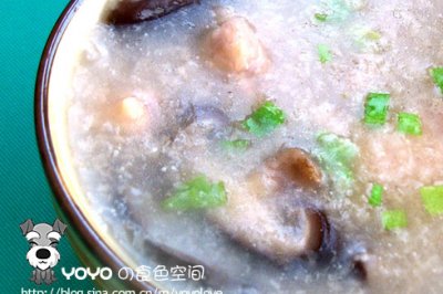 菇片鸡腿粥