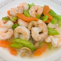 青笋炒虾仁的做法图解8